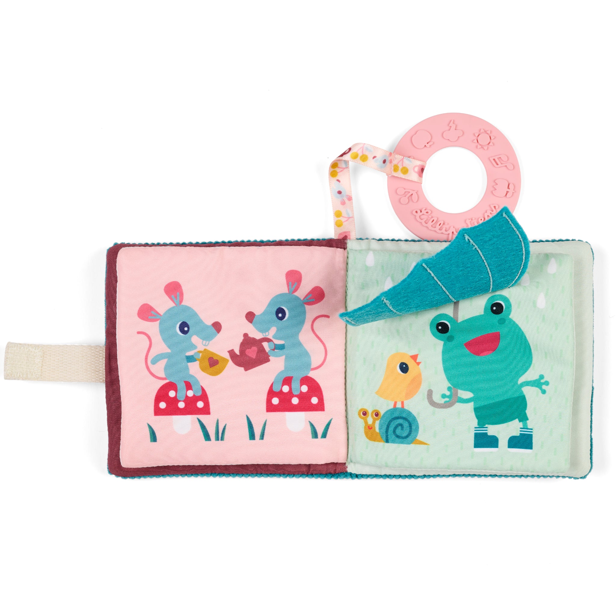 Giocolibro in tessuto Jeanne il gatto