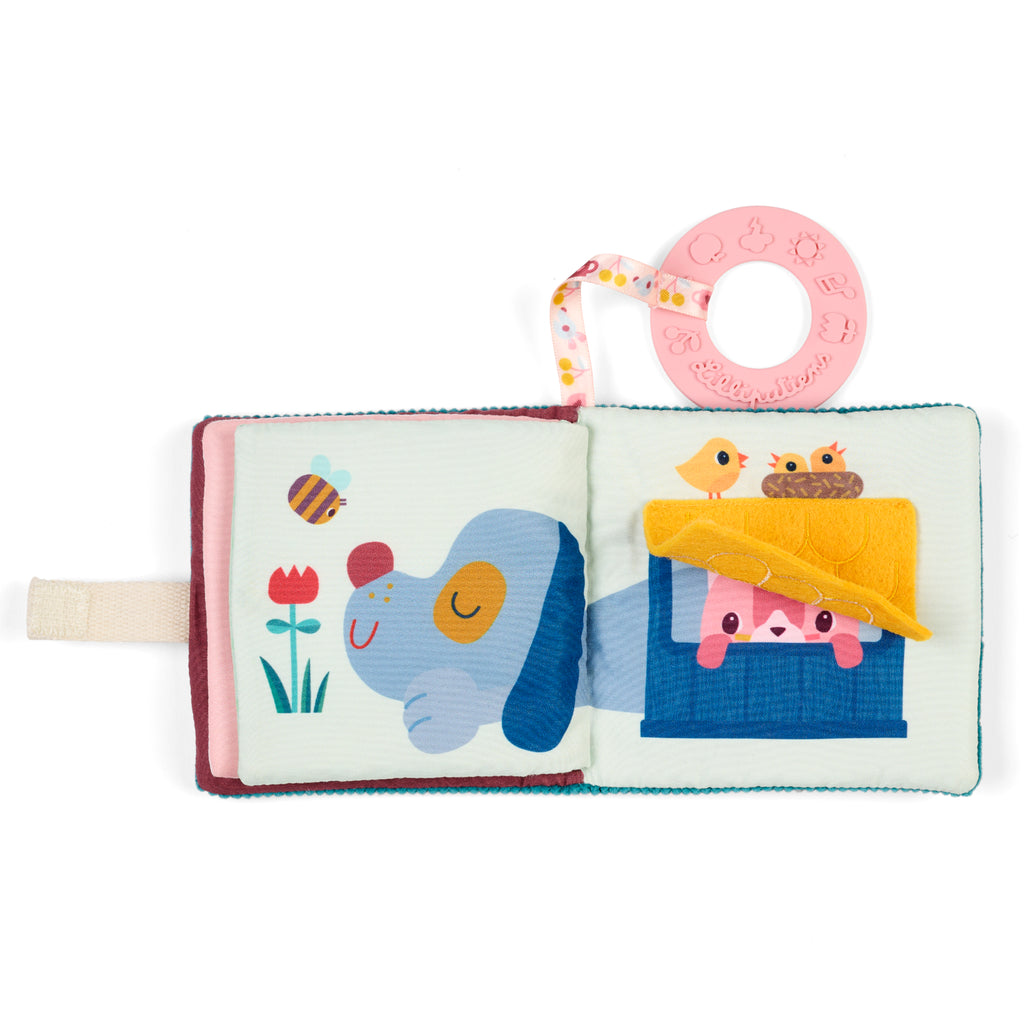 Giocolibro in tessuto Jeanne il gatto