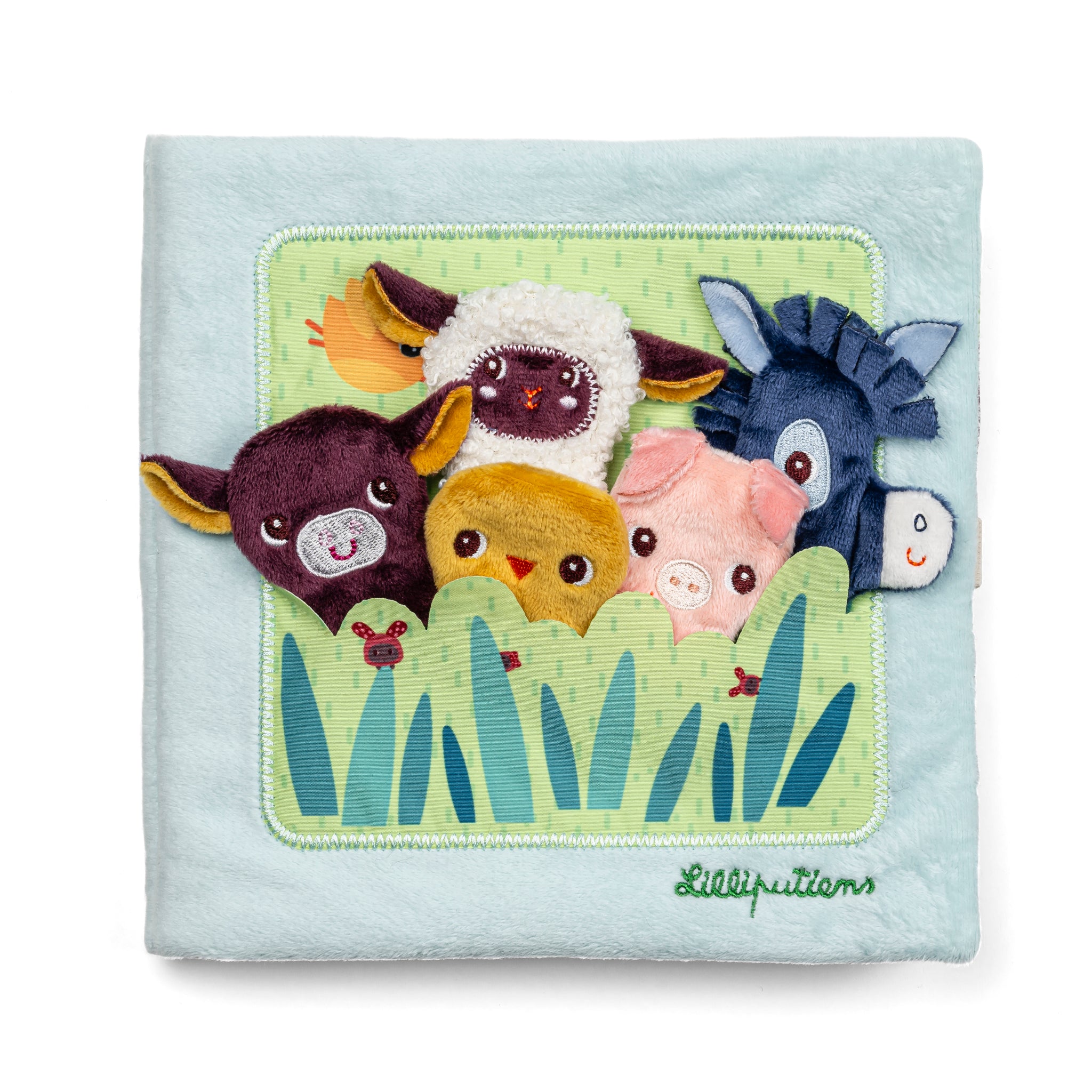 Libro di attività con marionette da dito, Fattoria