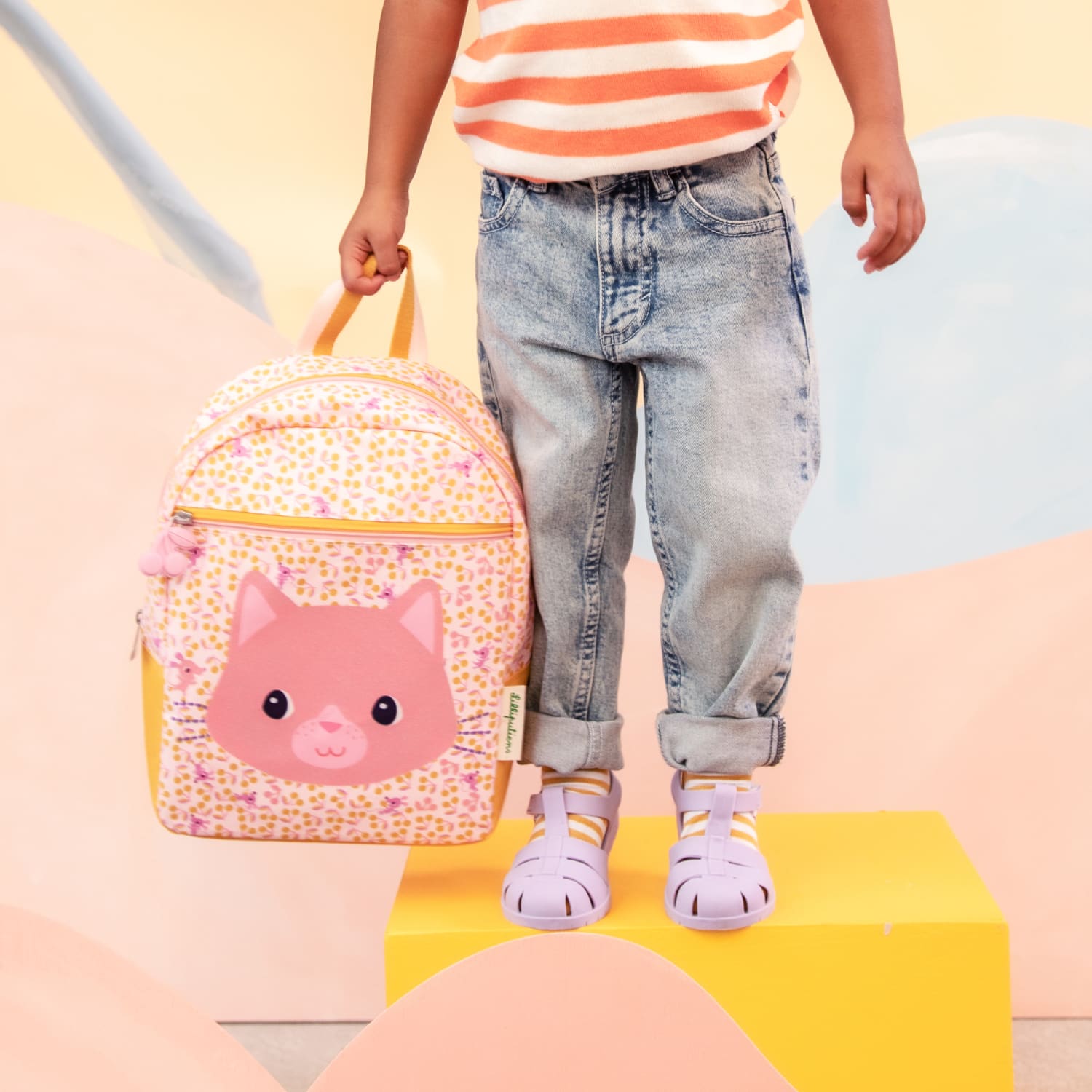 Zaino idrorepellente "Jeanne" gatto, 2 anni+