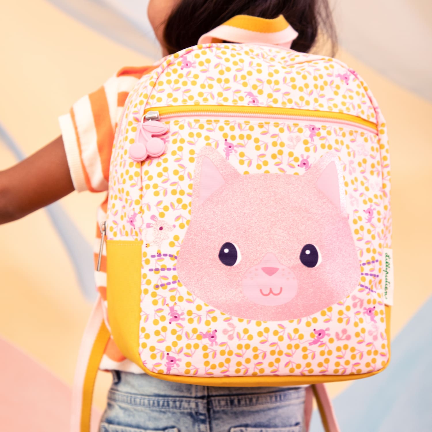 Zaino idrorepellente "Jeanne" gatto, 2 anni+