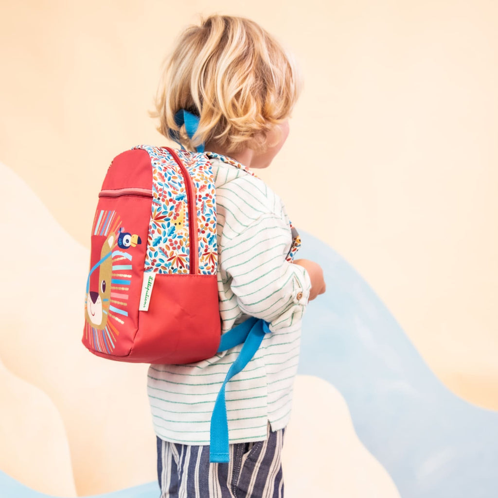 Jack the Lion Water-Repellent Backpack, 2 Years+
