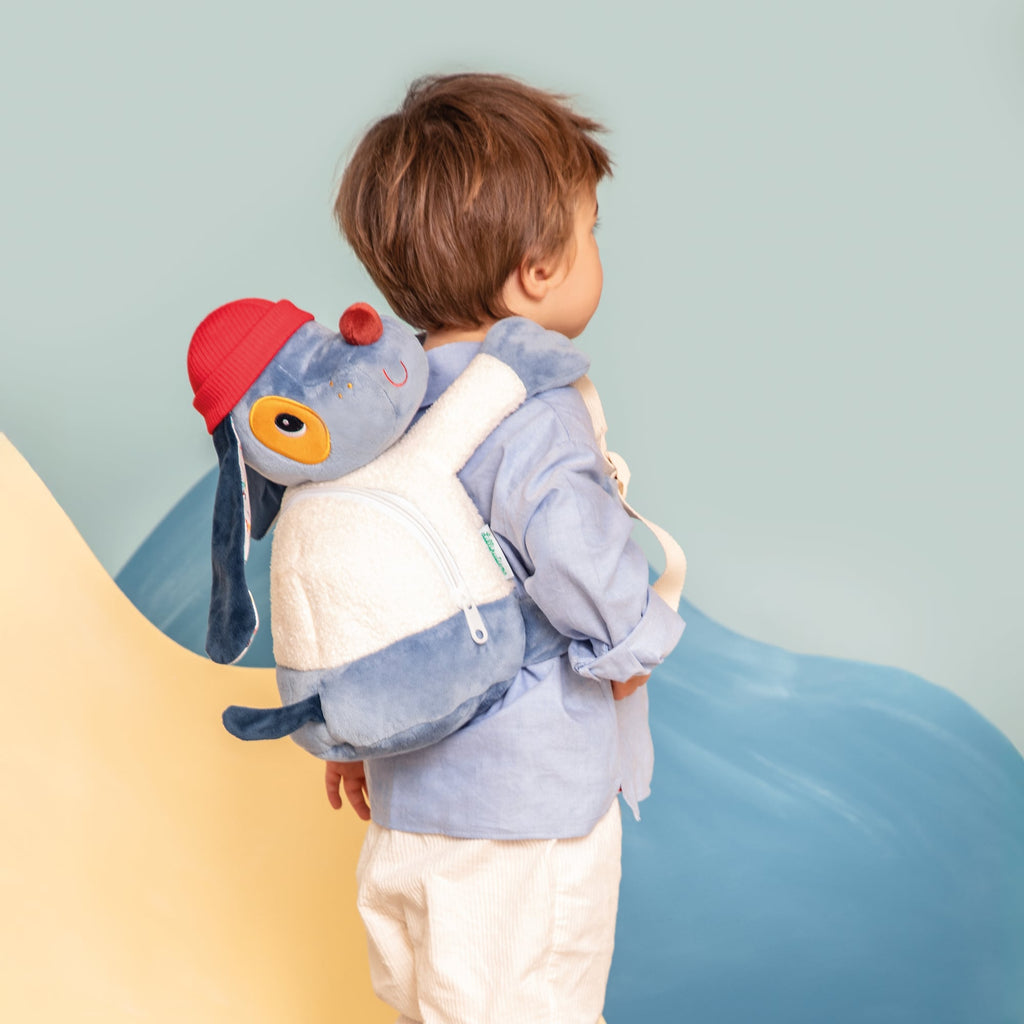 Soft backpack Jules the dog