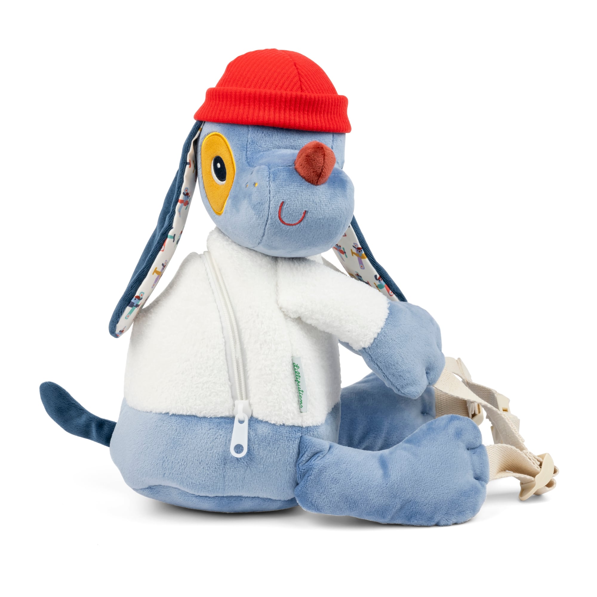 Soft backpack Jules the dog