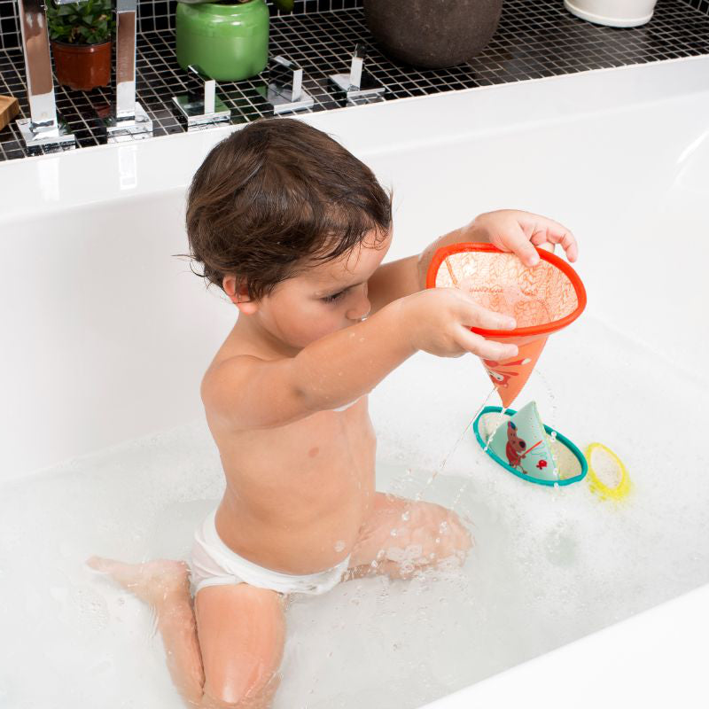 Lilliputiens | Gioco da bagno, Tre barchette