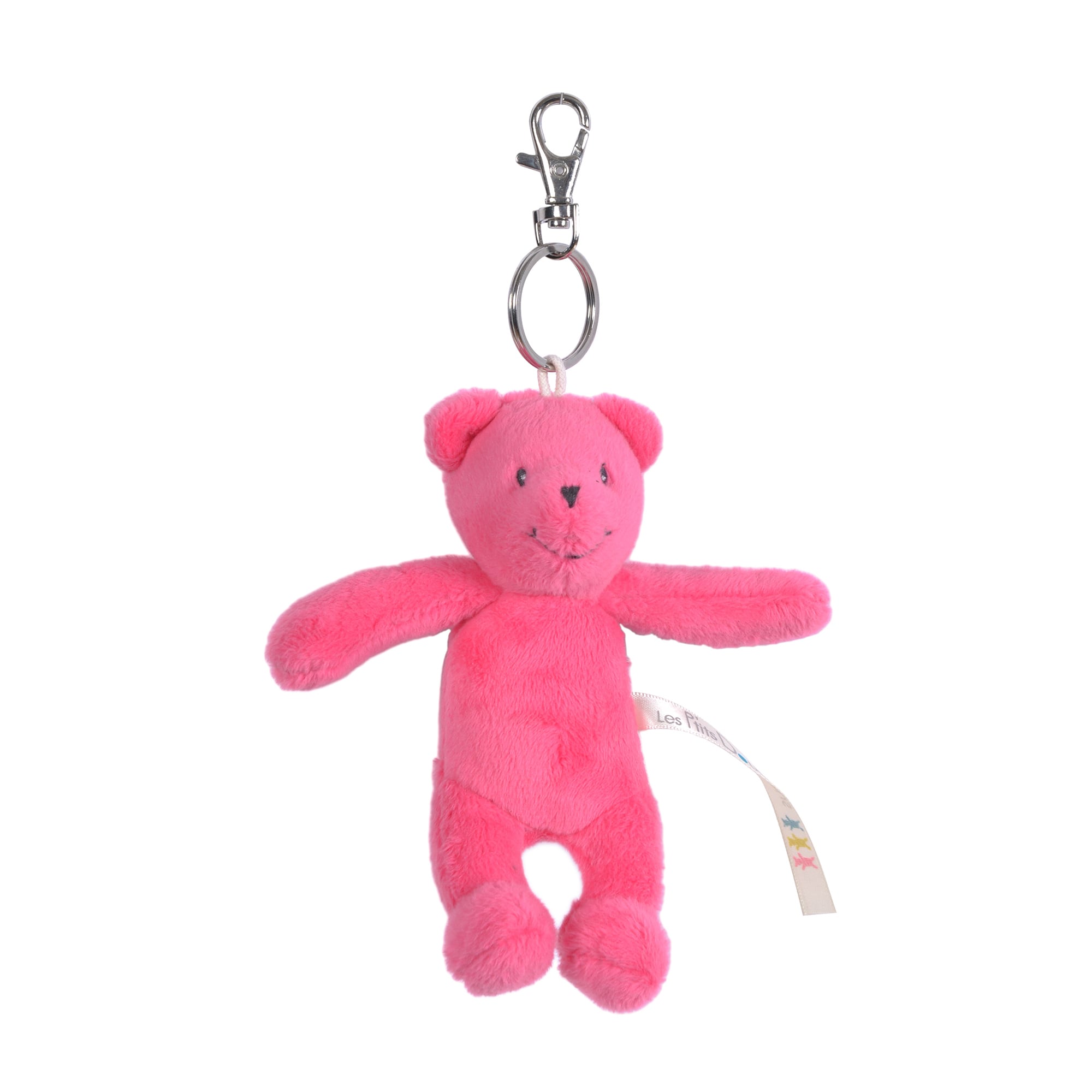 Portachiavi peluche orsetto rosa, Doudou Ospedale Moulin Roty
