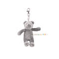 Portachiavi peluche orsetto grigio, Doudou Ospedale Moulin Roty