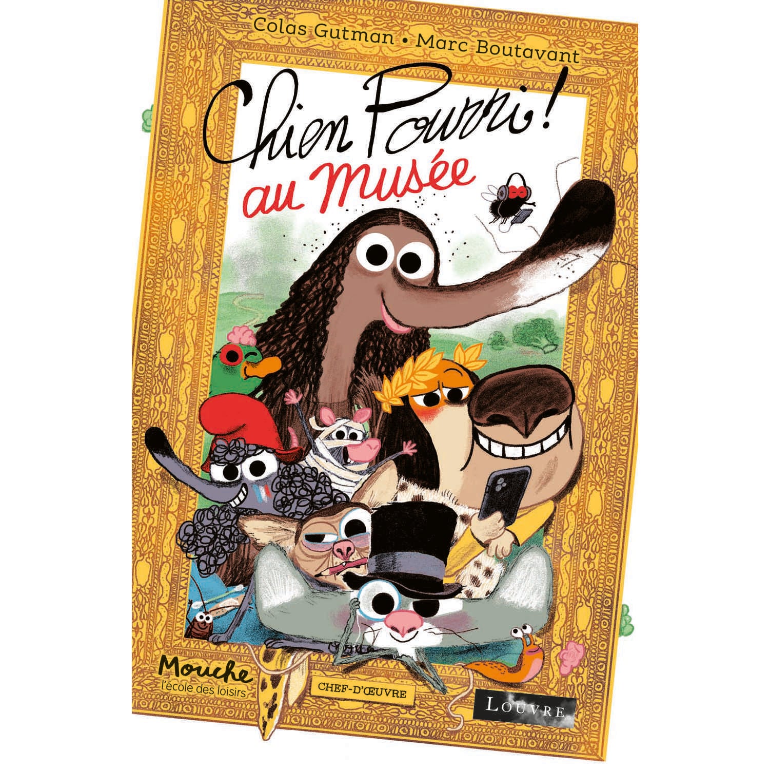 Libro Chien pourri au musée - FRA