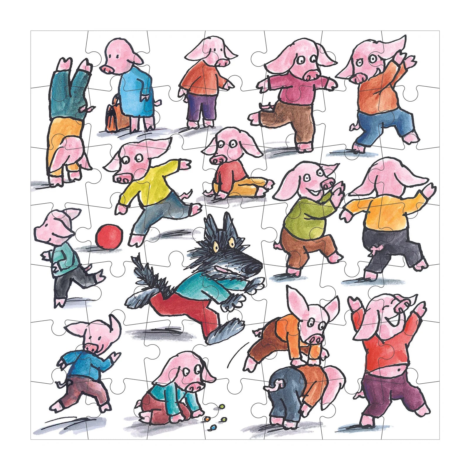 4 Puzzle evolutivi Lupo