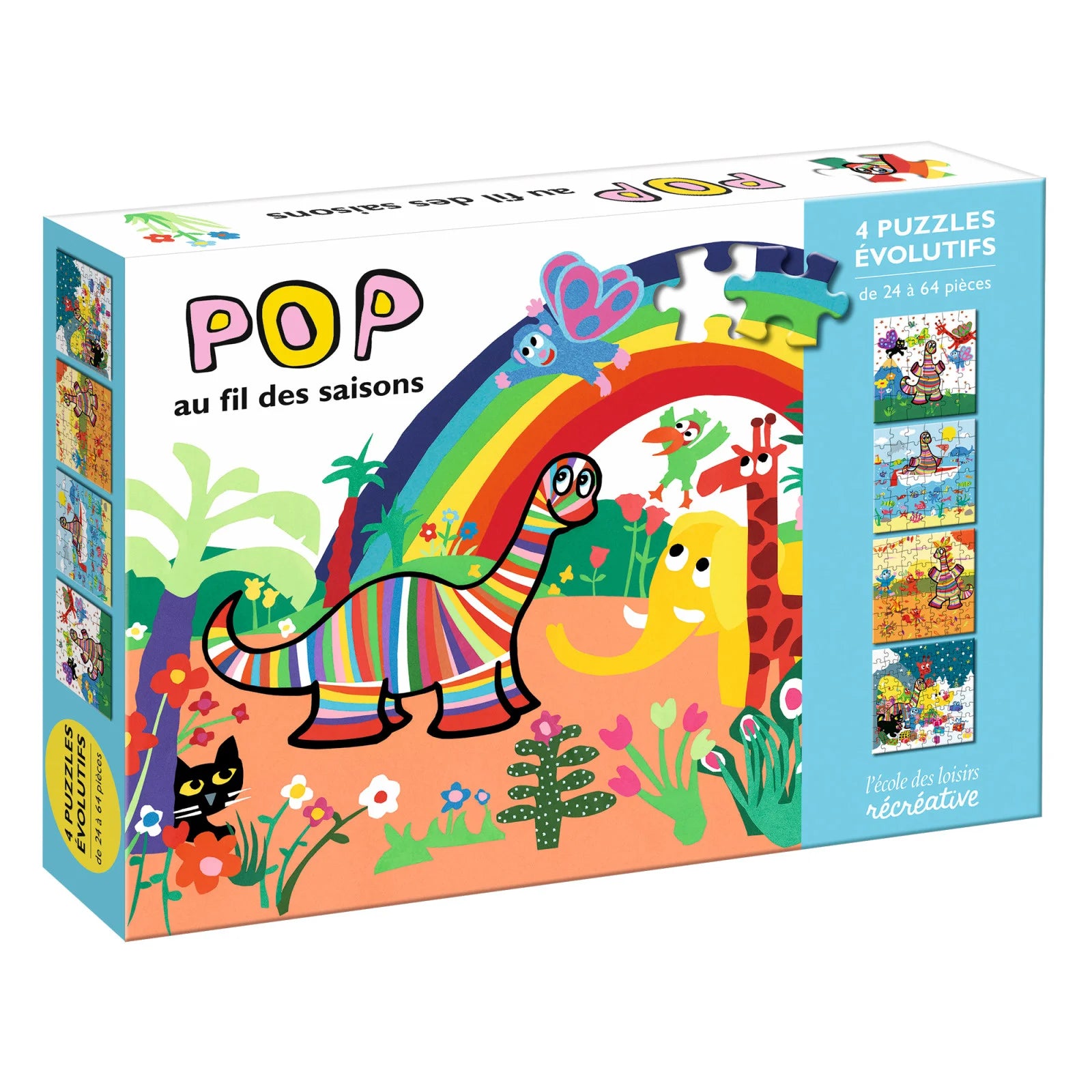 4 Puzzle evolutivi Pop nel corso delle stagioni