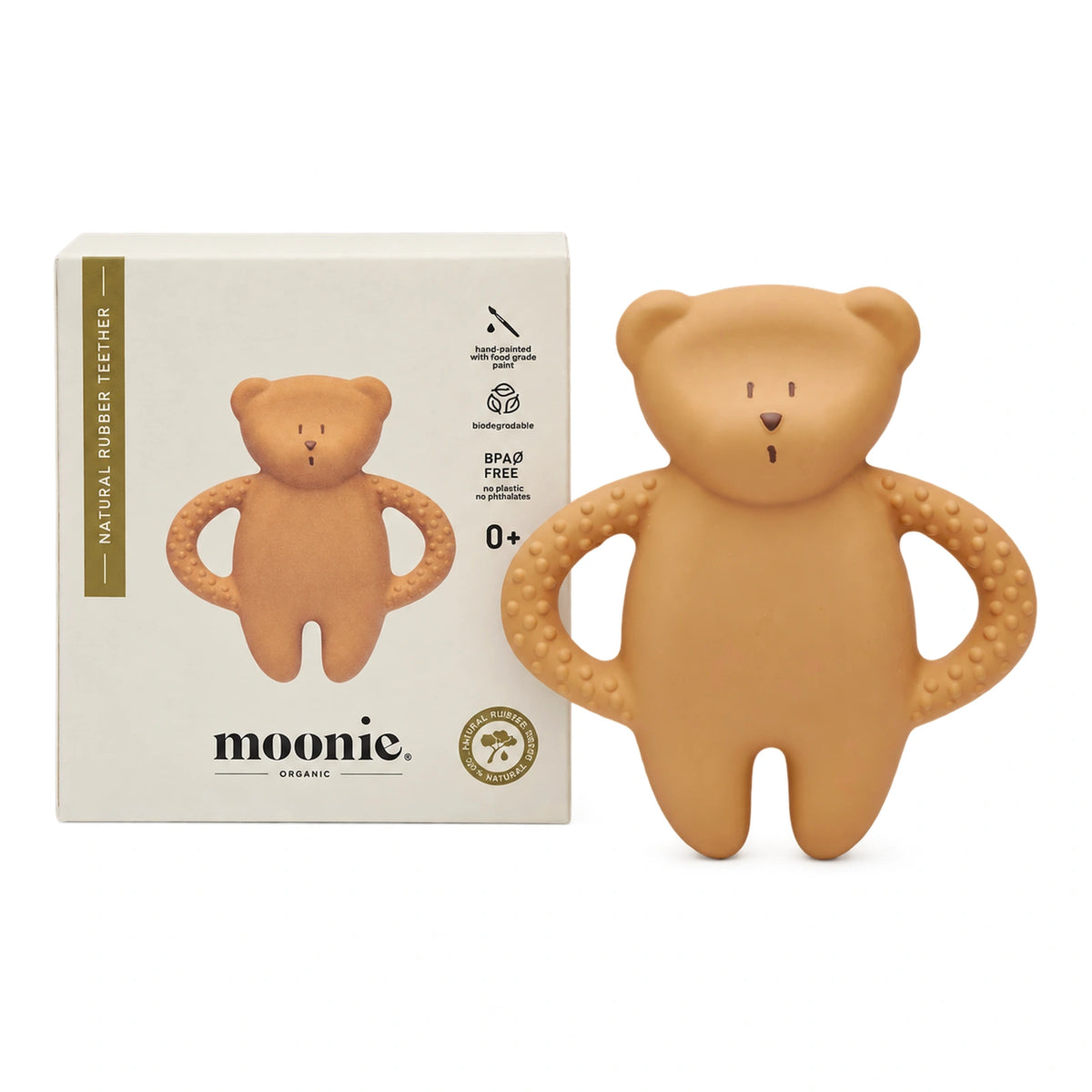 Massaggiagengive gomma naturale, Moonie cappuccino | Moonie