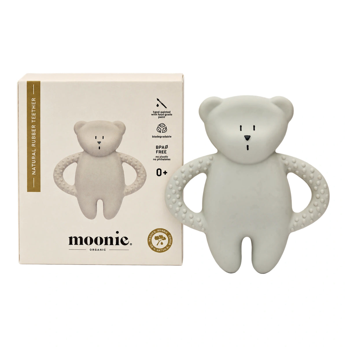 Massaggiagengive gomma naturale, Moonie gray | Moonie