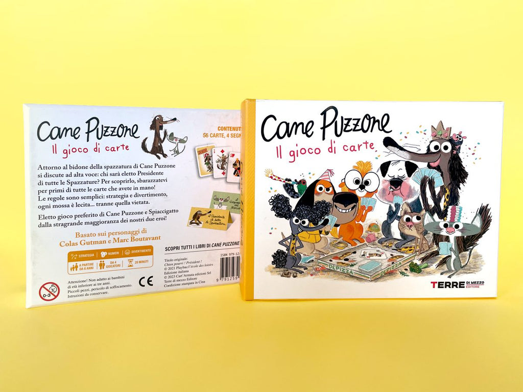 Cane Puzzone, gioco di carte – dettaglio dei componenti