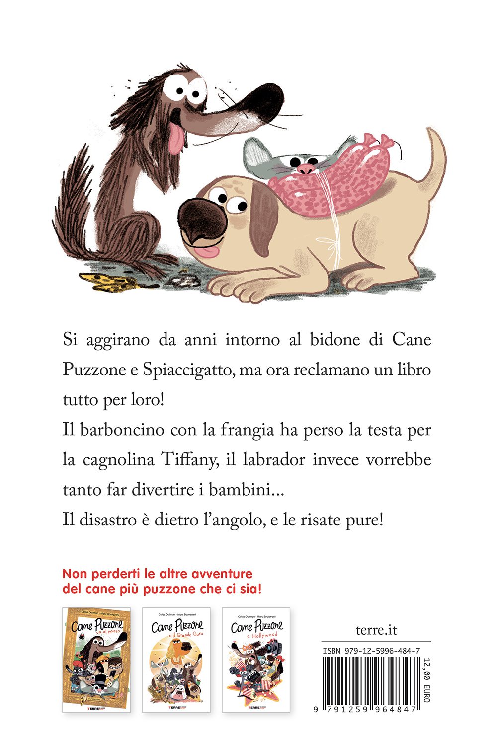 Gli amici di Cane Puzzone – retro del libro