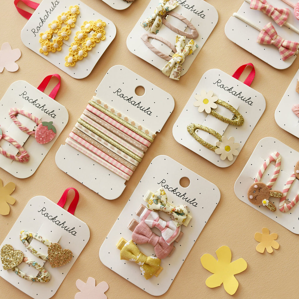 Fermagli Cuori glitter