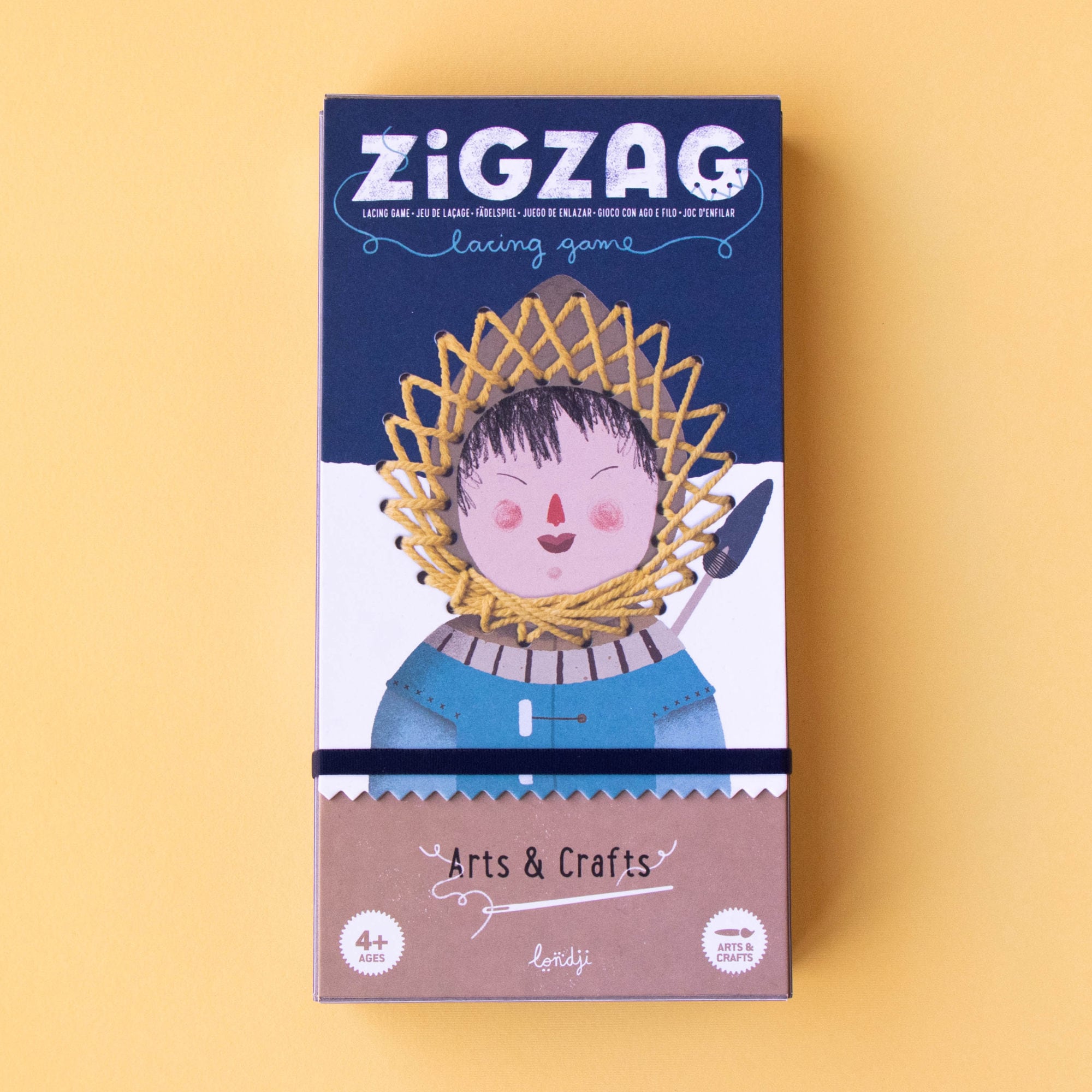 Game with needle and thread, ZigZag