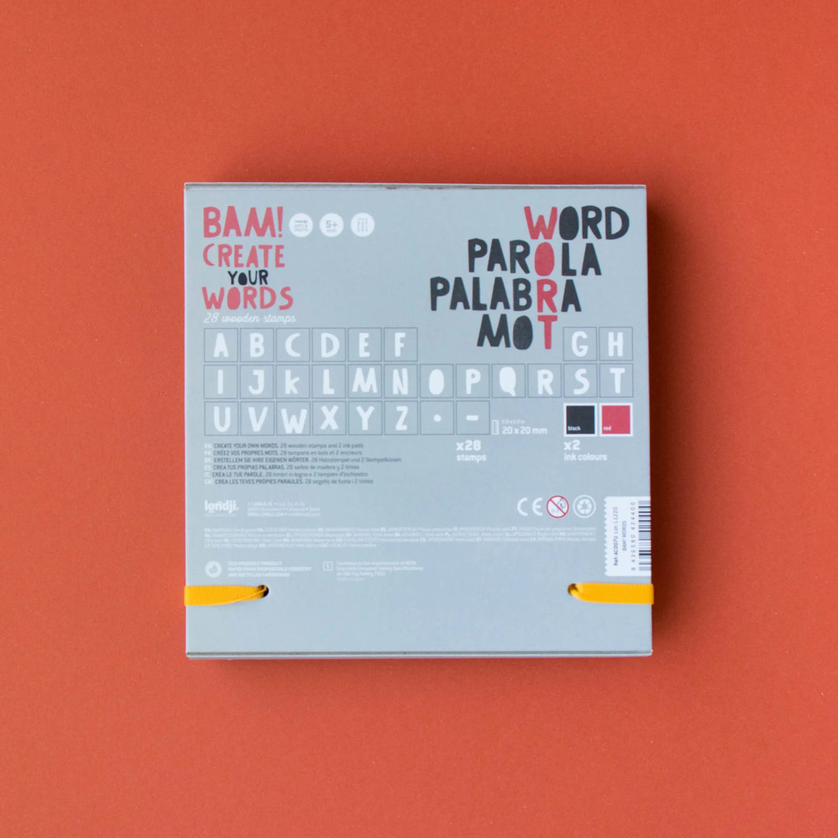 Tampons en bois - Lettres, Bam! Words