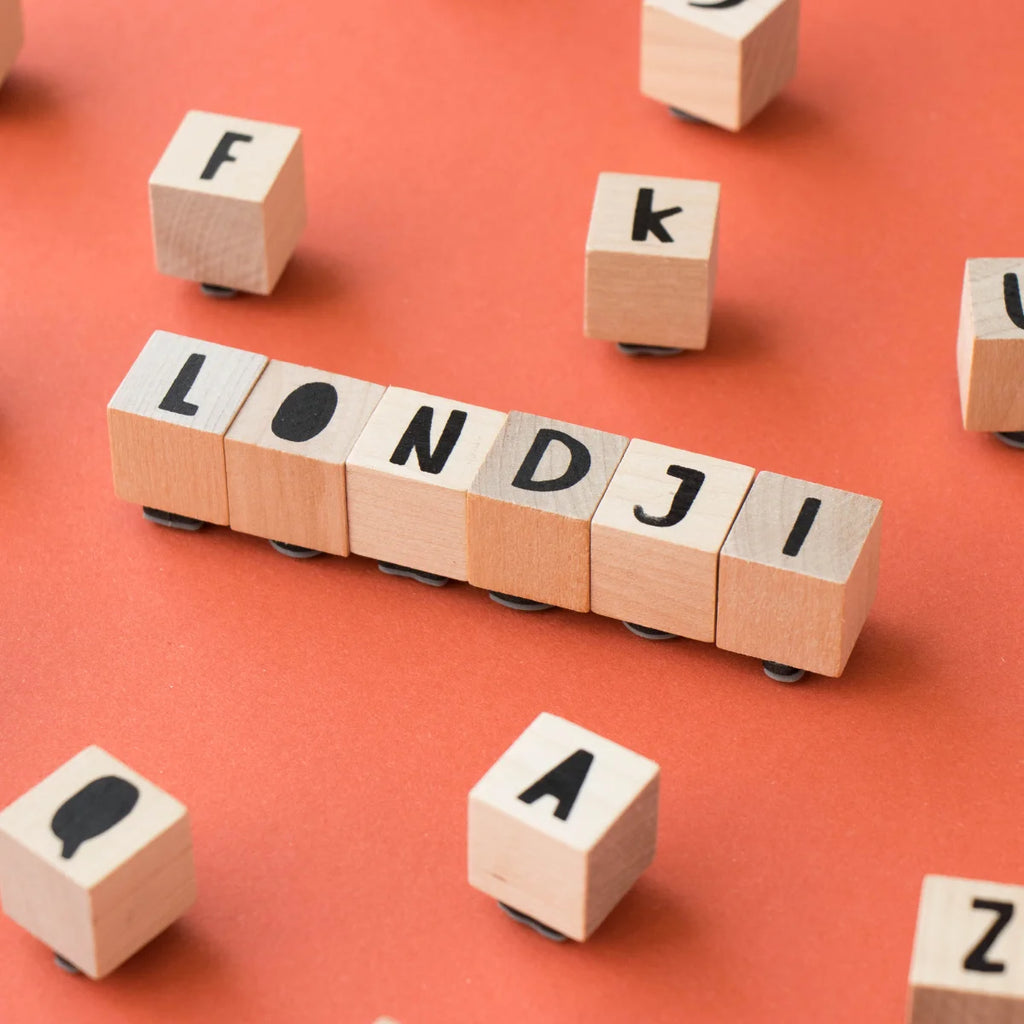 Tampons en bois - Lettres, Bam! Words