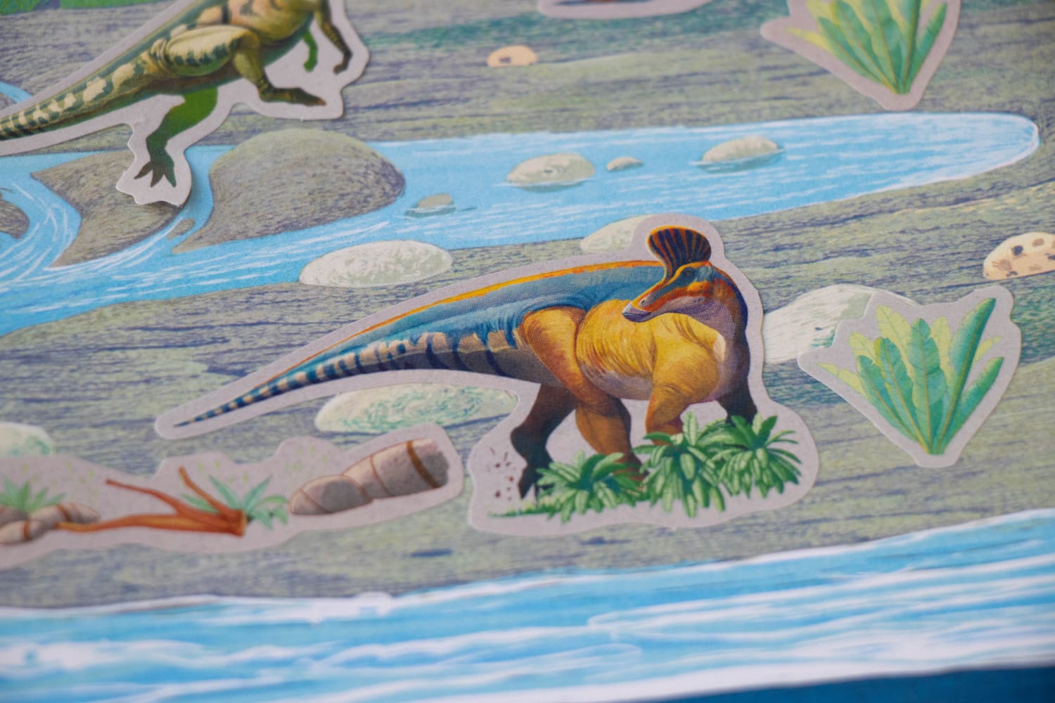 Removable Dinosaur Stickers, 100pcs 