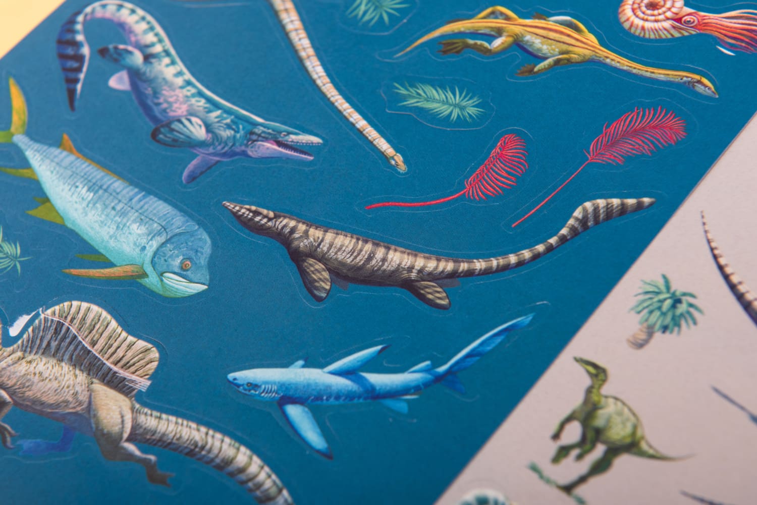 Removable Dinosaur Stickers, 100pcs 