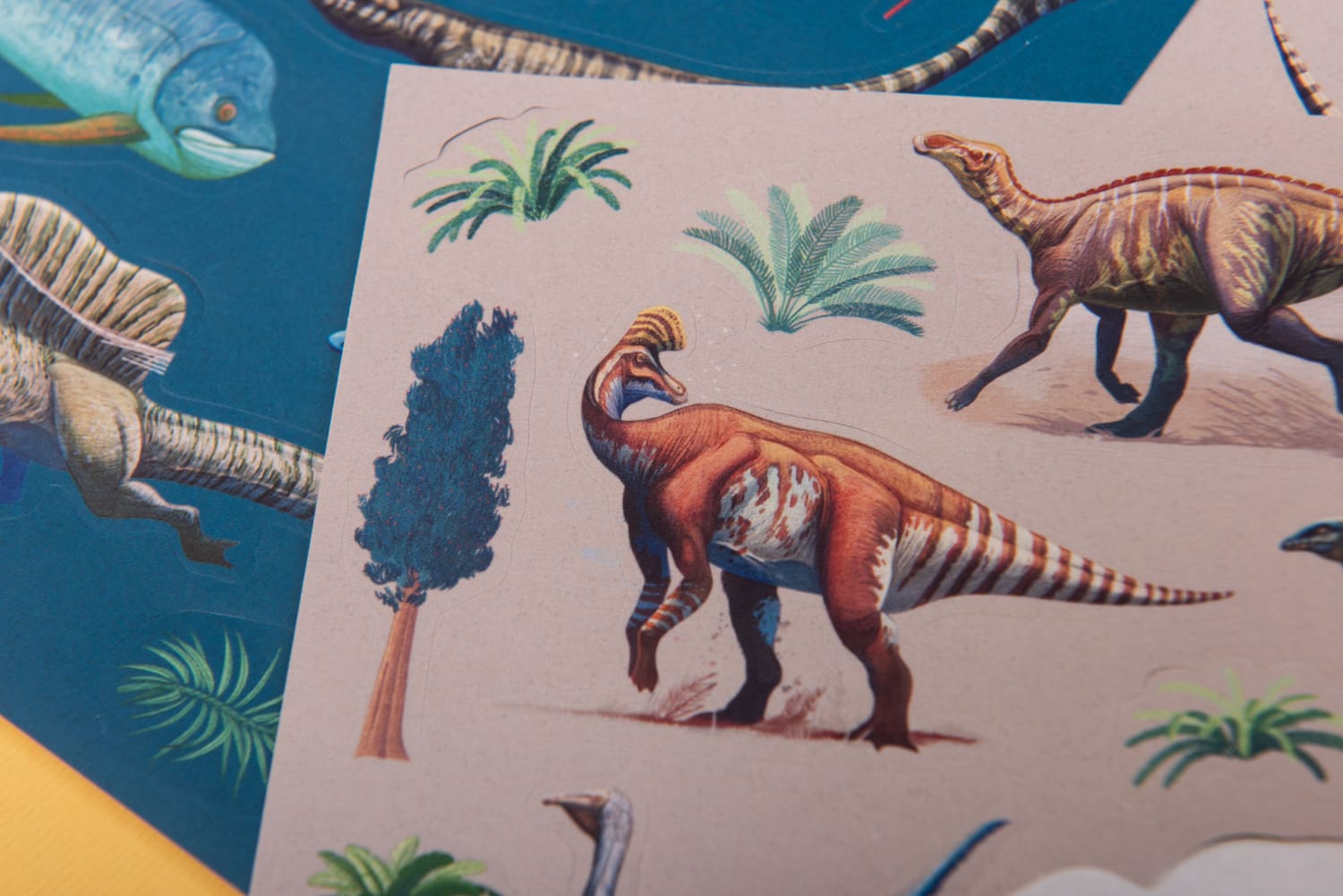Removable Dinosaur Stickers, 100pcs 