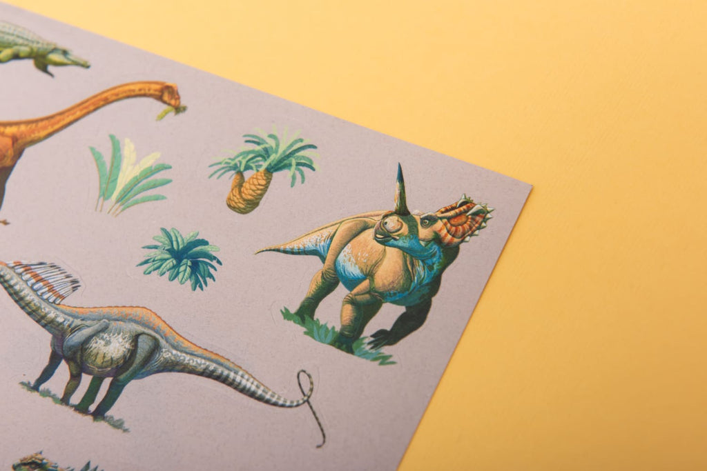 Adesivi rimovibili Dinosauri, 100pz