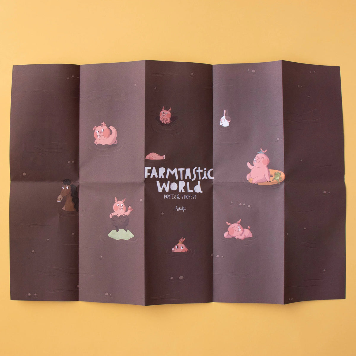 Posters et autocollants, Farmtastic world
