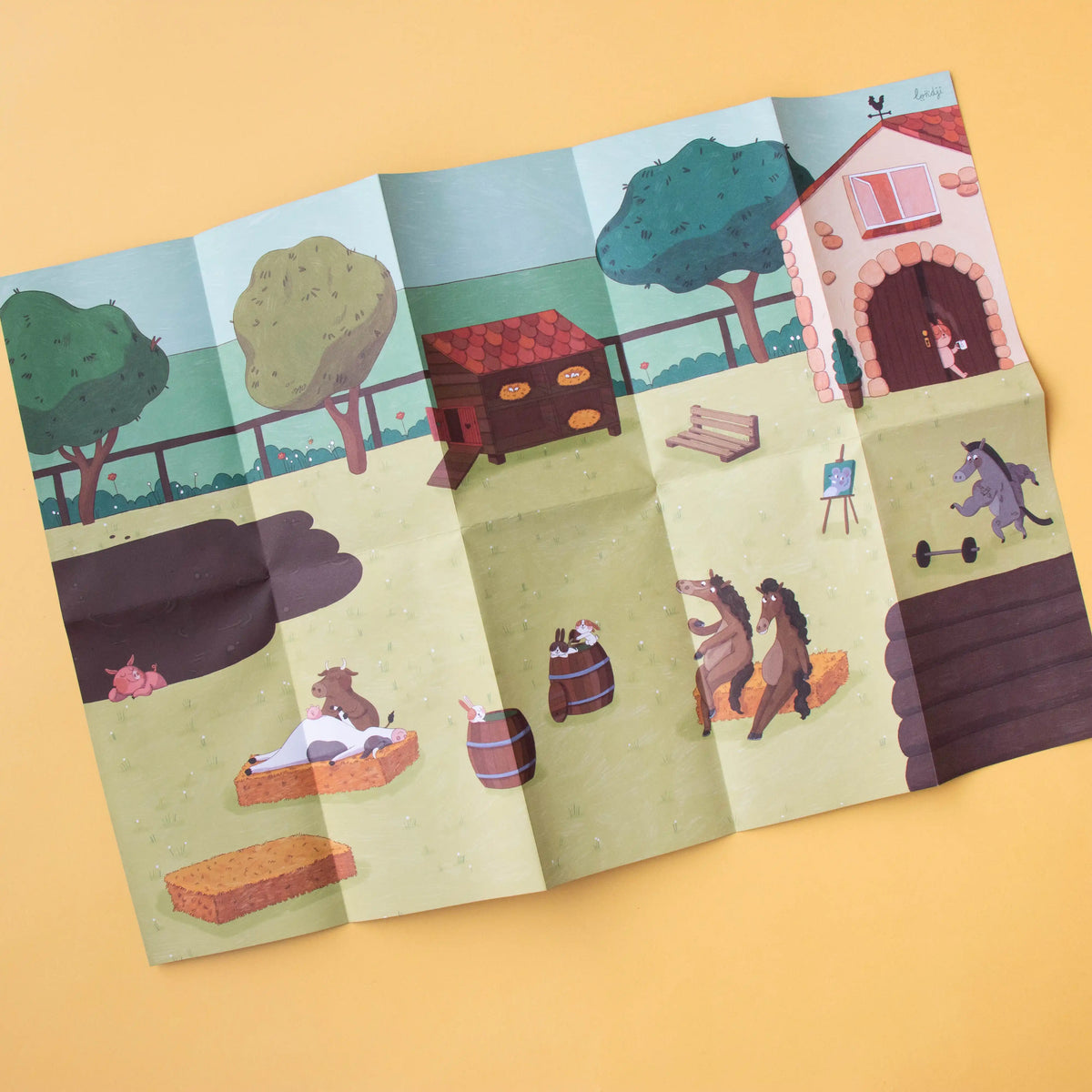 Posters et autocollants, Farmtastic world