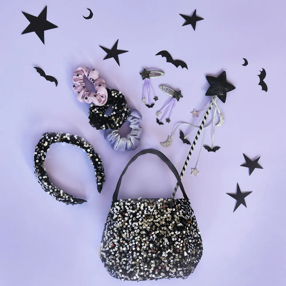 Halloween streamers hair clips