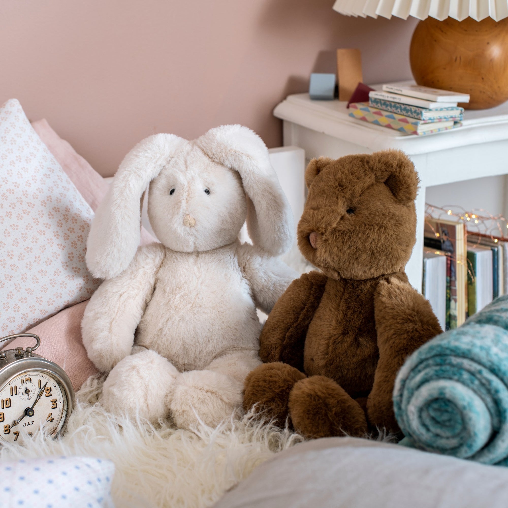 White rabbit plush toy