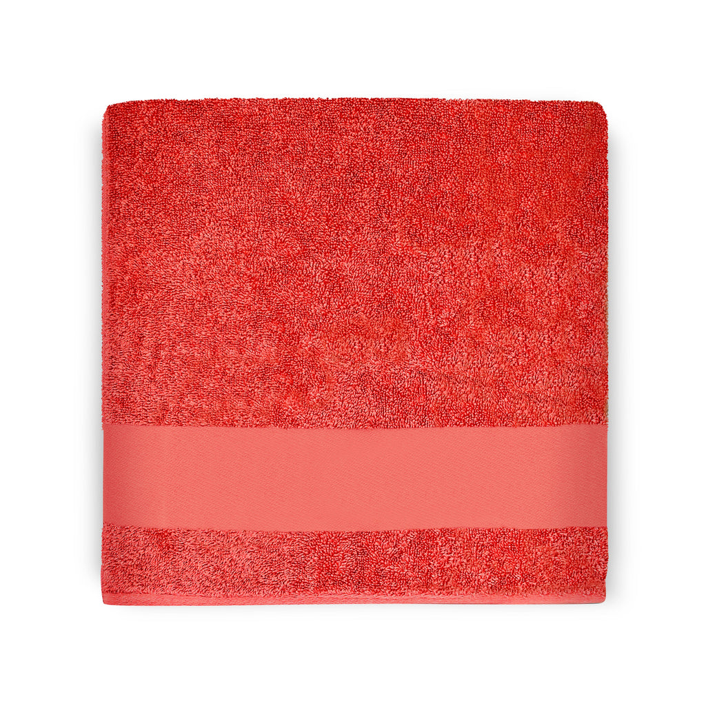 Customizable towel 50 x 100 Terracotta red