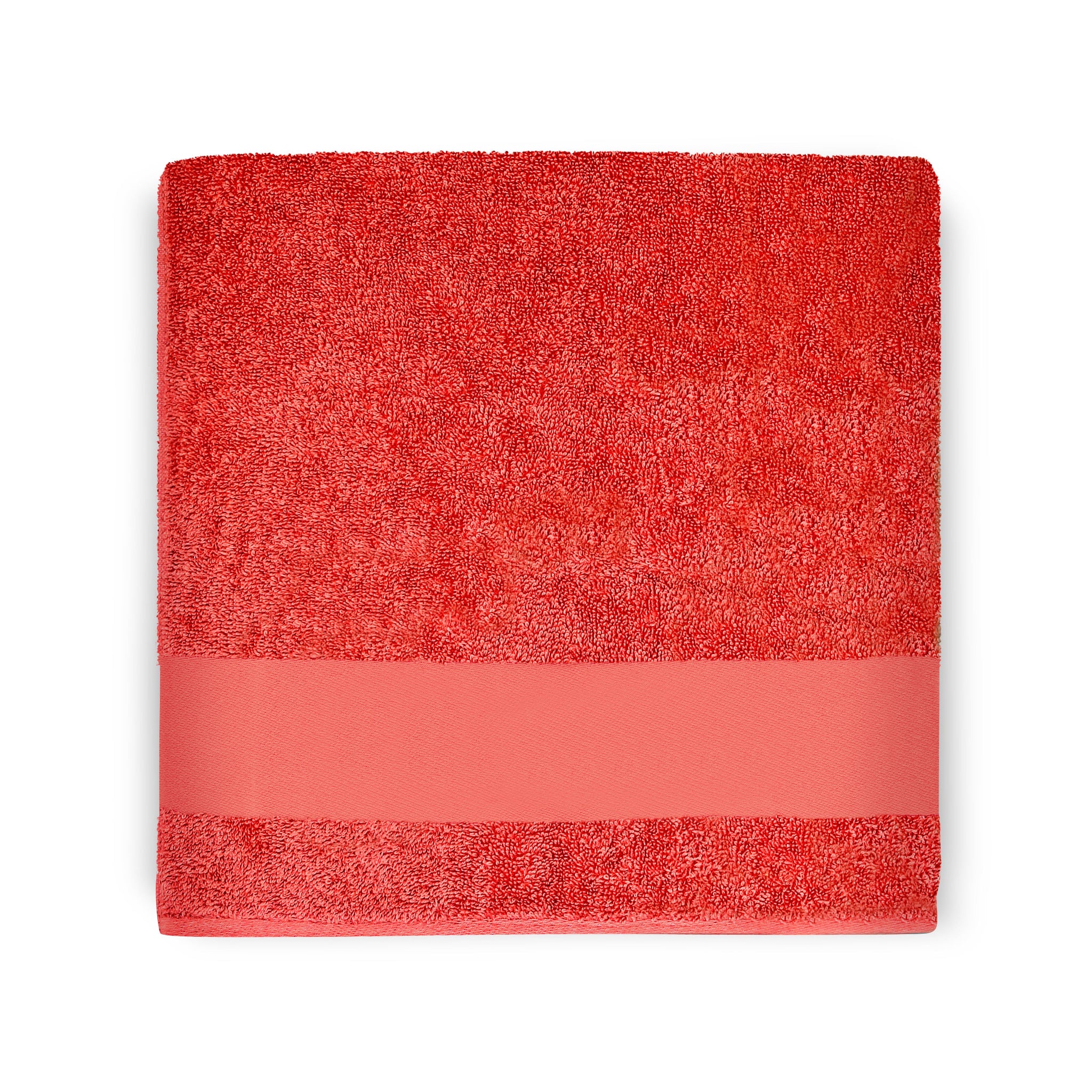 Asciugamano personalizzabile 50 x 100 Rosso terracotta