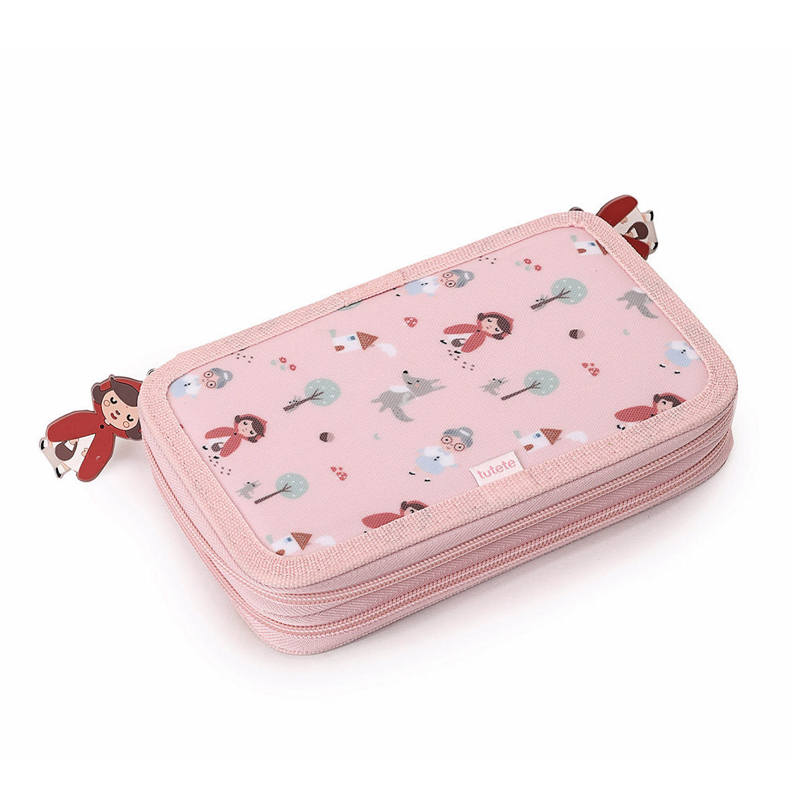 Astuccio rigido doppio scomparto, Little Red