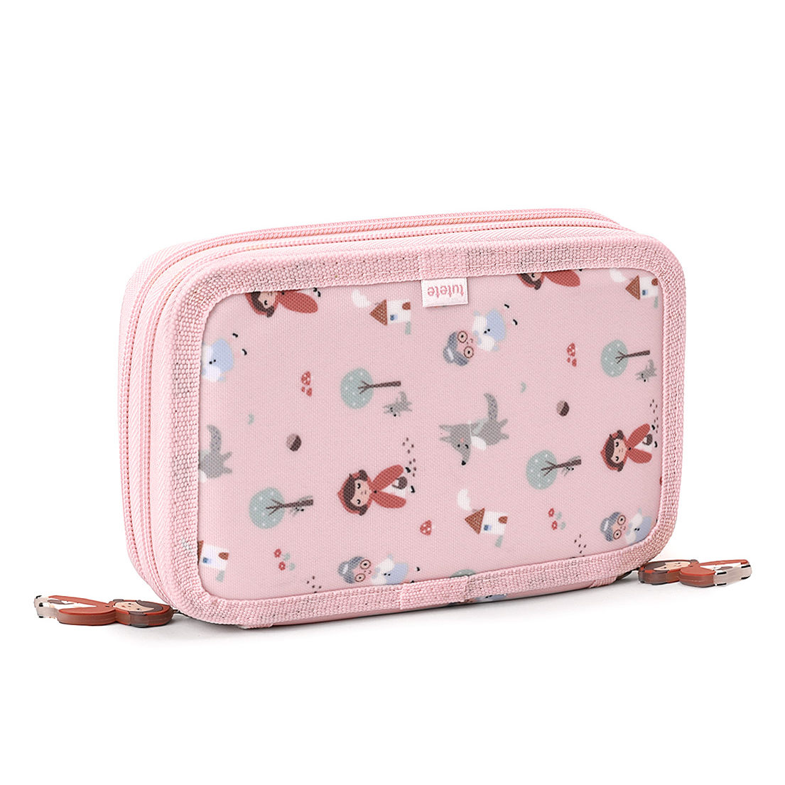 Astuccio rigido doppio scomparto, Little Red