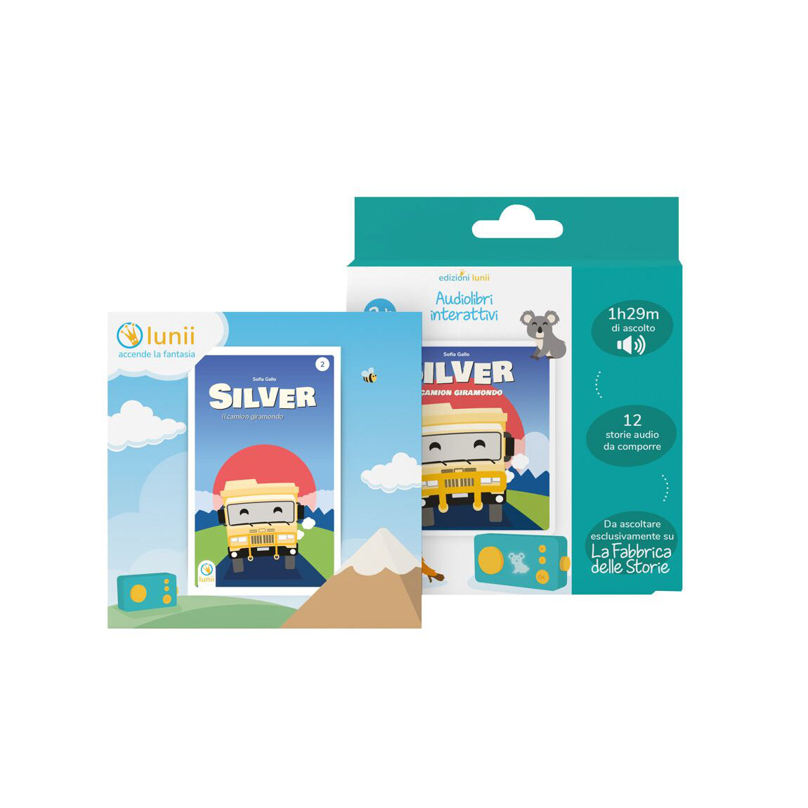 Audiolibro Lunii, Silver, il camion giramondo