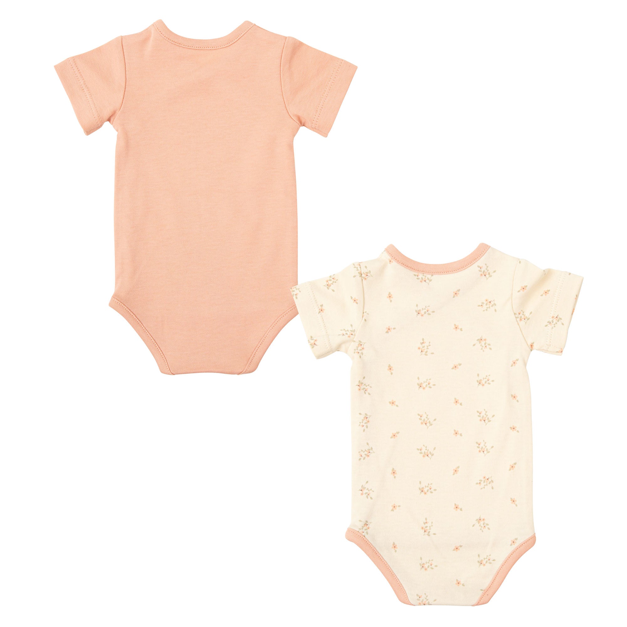 Baby Body Short Sleeve Bamboo Organic Cotton Dalia, Set of 2