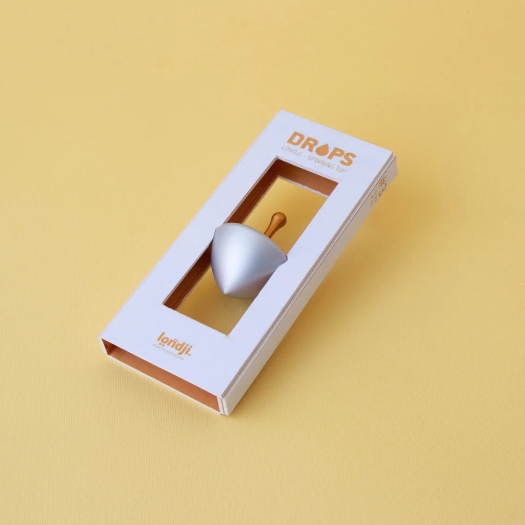 Toupie en aluminium en forme de goutte