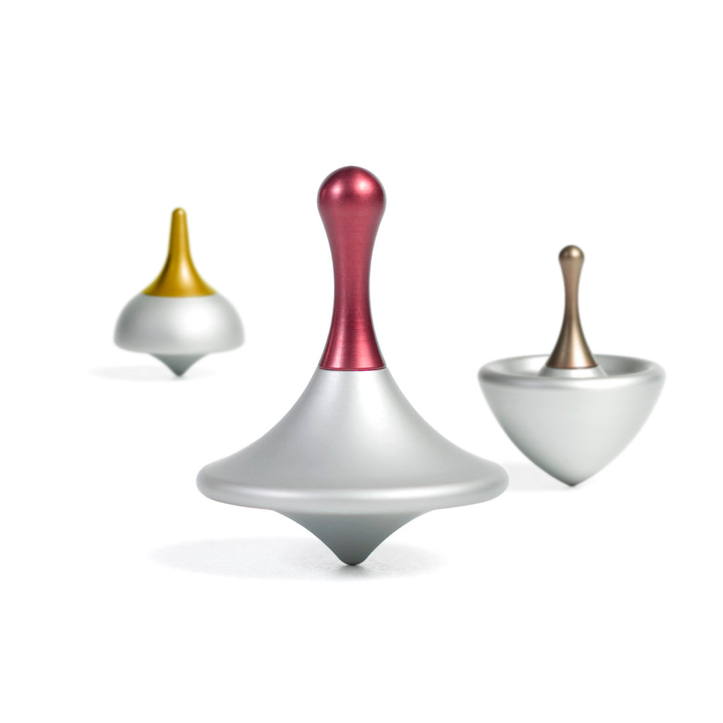 Toupie en aluminium en forme de goutte