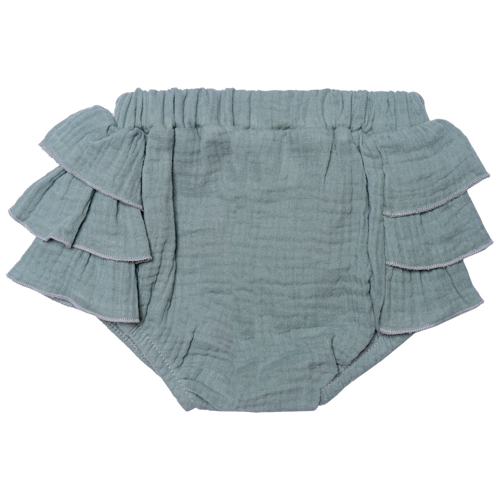 Bloomer copripannolino con volant, Verde