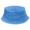 Lined Bob Hat, Blue