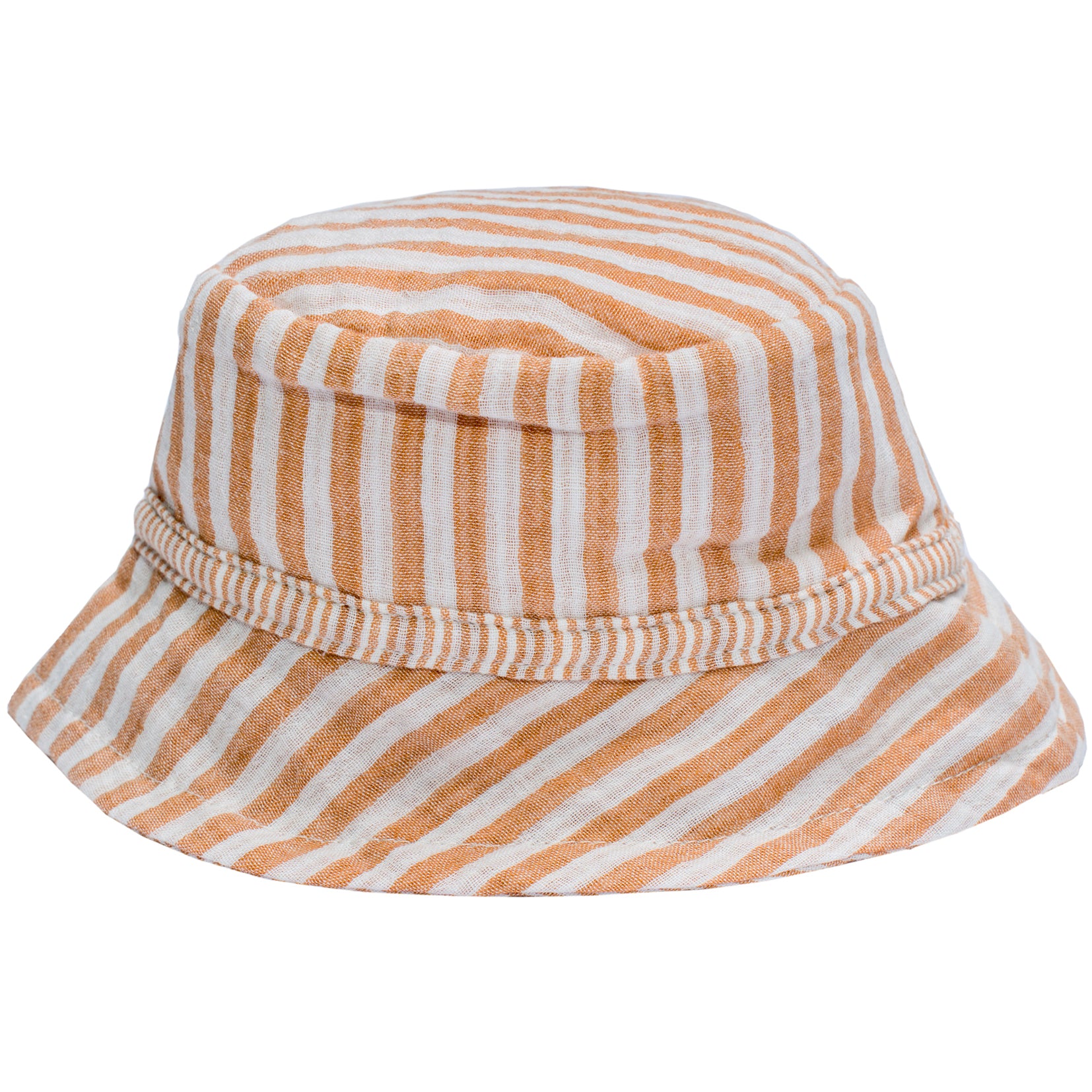 Cappello bob foderato, Righe caramel