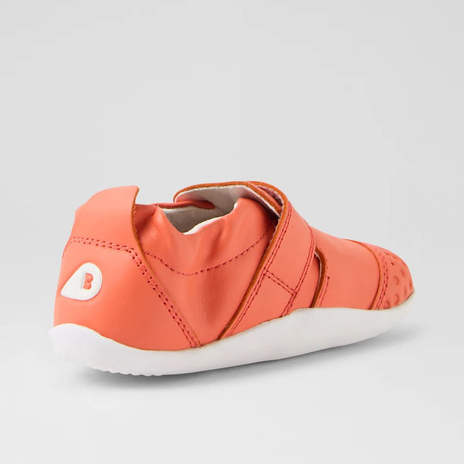 Leather first-step shoes, Xplorer Go Nasturtium