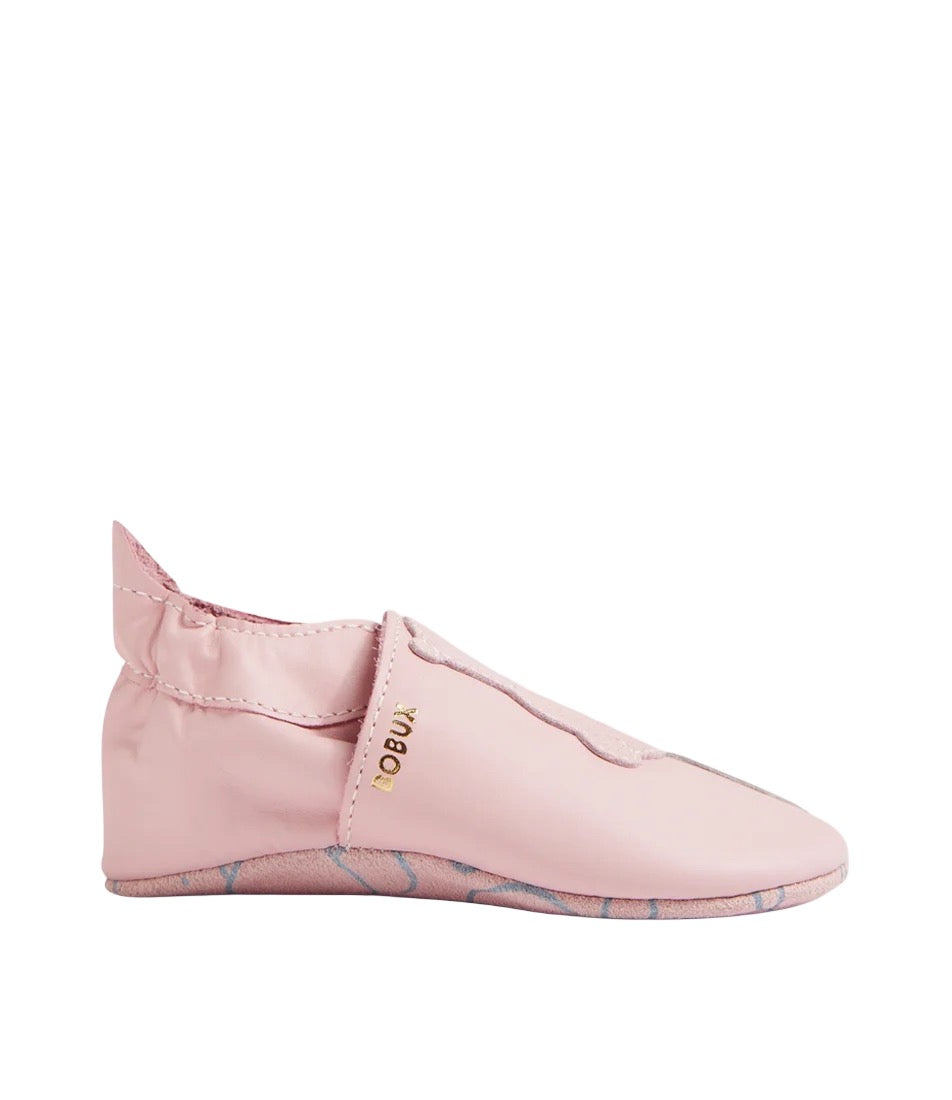 Chaussons en cuir souple, Teddy Ballet Rose