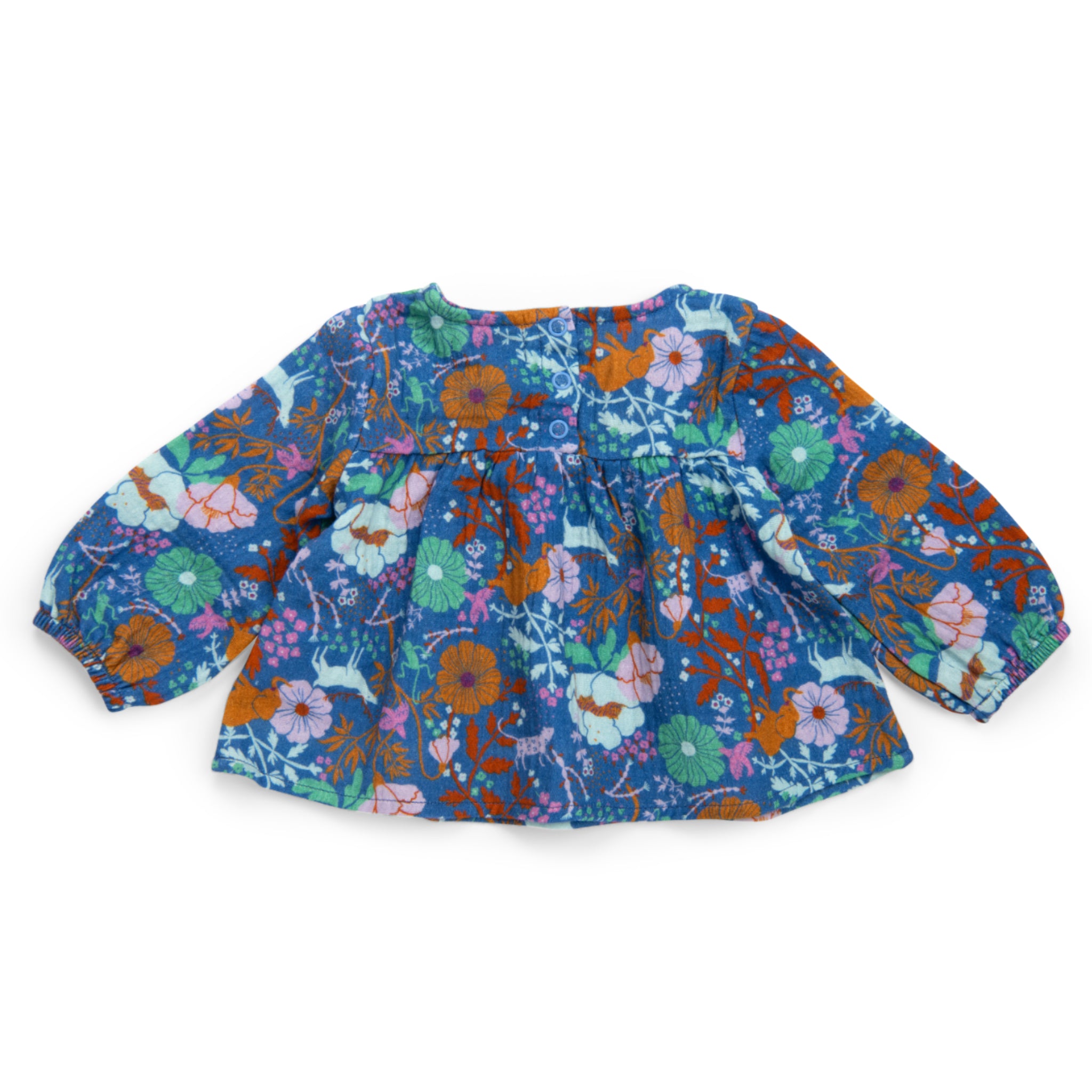 Muslin blouse jungle print, Margot