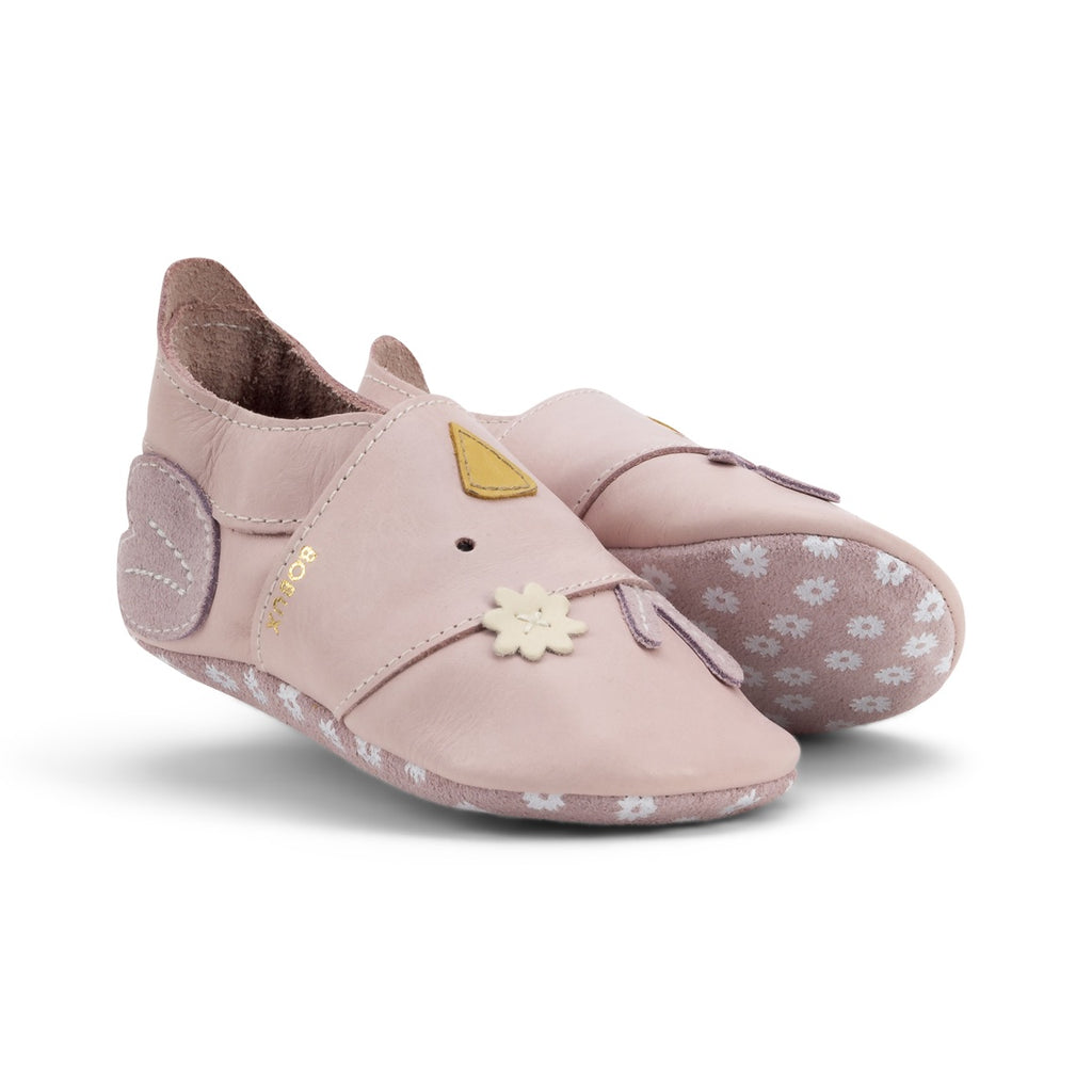 Babbucce in pelle morbida, Chickie blossom | Bobux soft sole