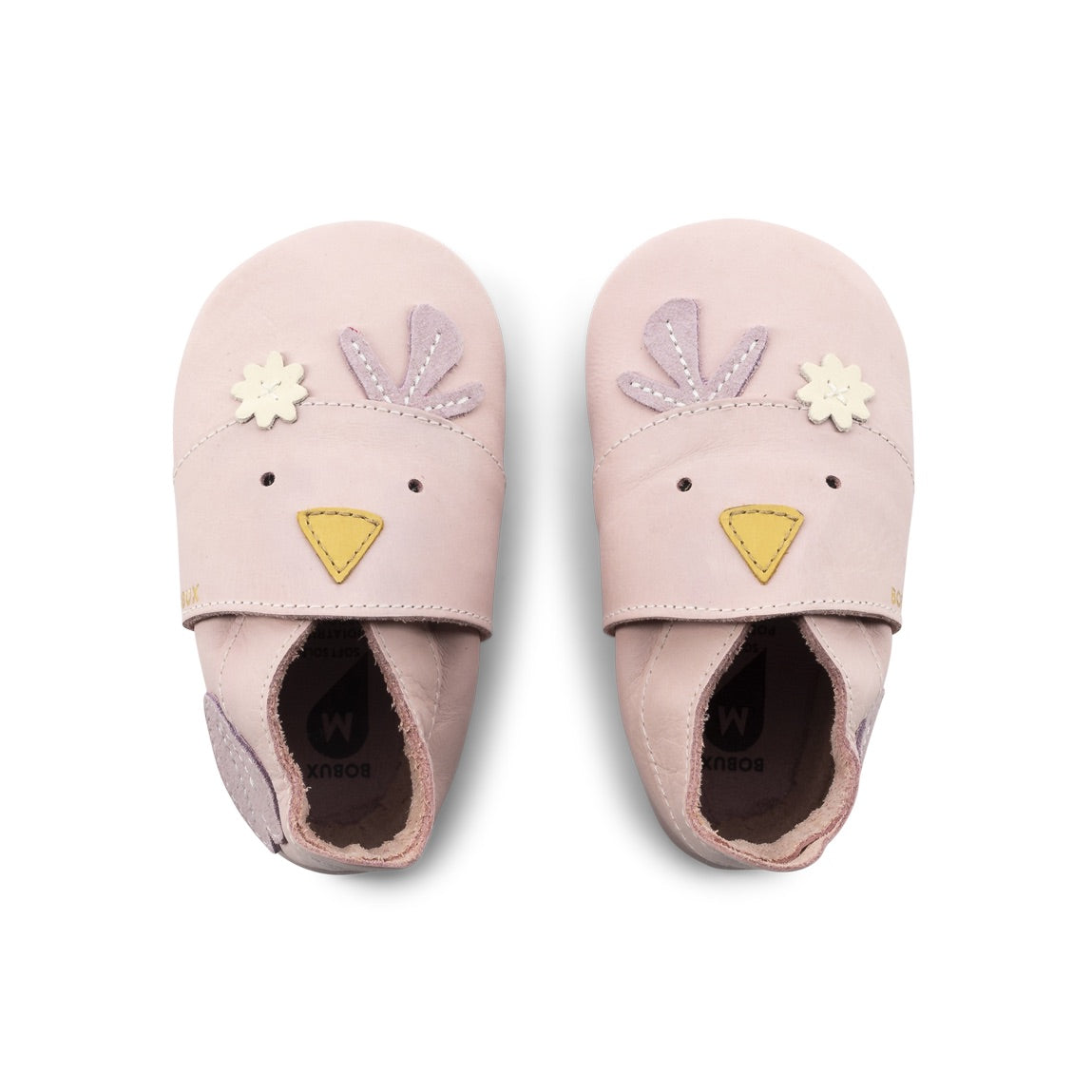 Babbucce in pelle morbida, Chickie blossom | Bobux soft sole