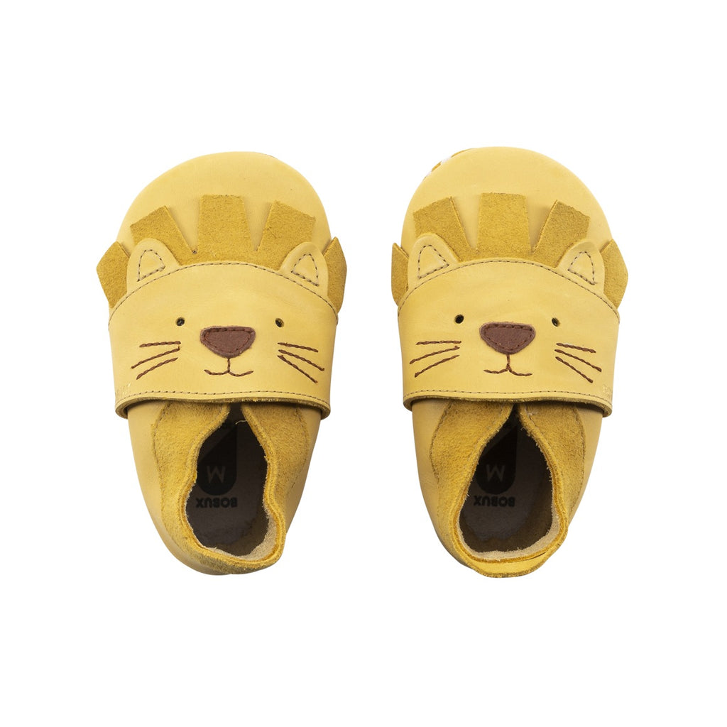 Babbucce in pelle morbida, Leo maple | Bobux soft sole