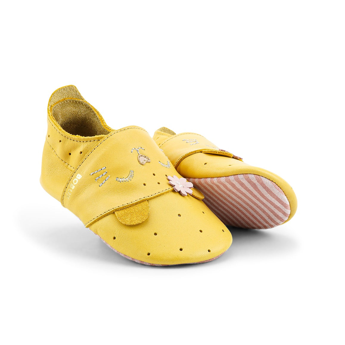 Babbucce in pelle morbida, Pounce maple | Bobux soft sole