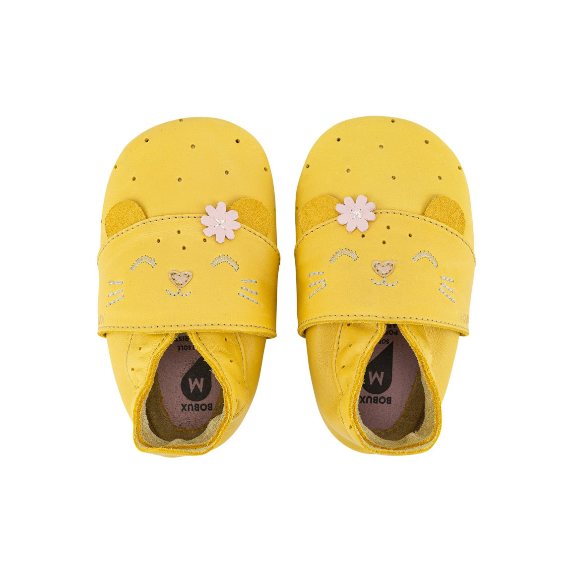 Babbucce in pelle morbida, Pounce maple | Bobux soft sole