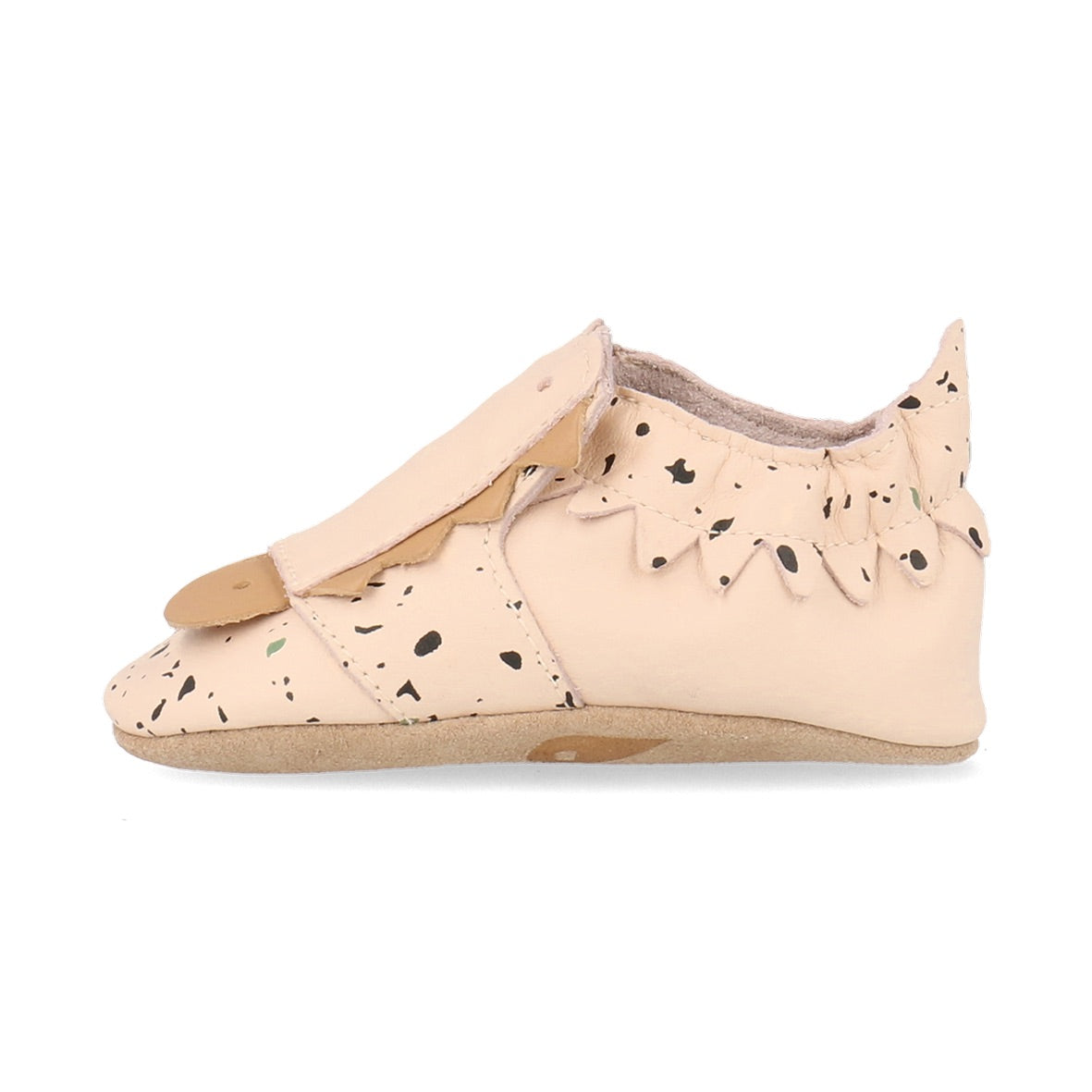 Babbucce in pelle morbida, Snap terrazzo oat | Bobux soft sole